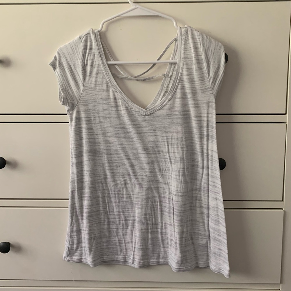 Strappy-Back Loose Flowy Top